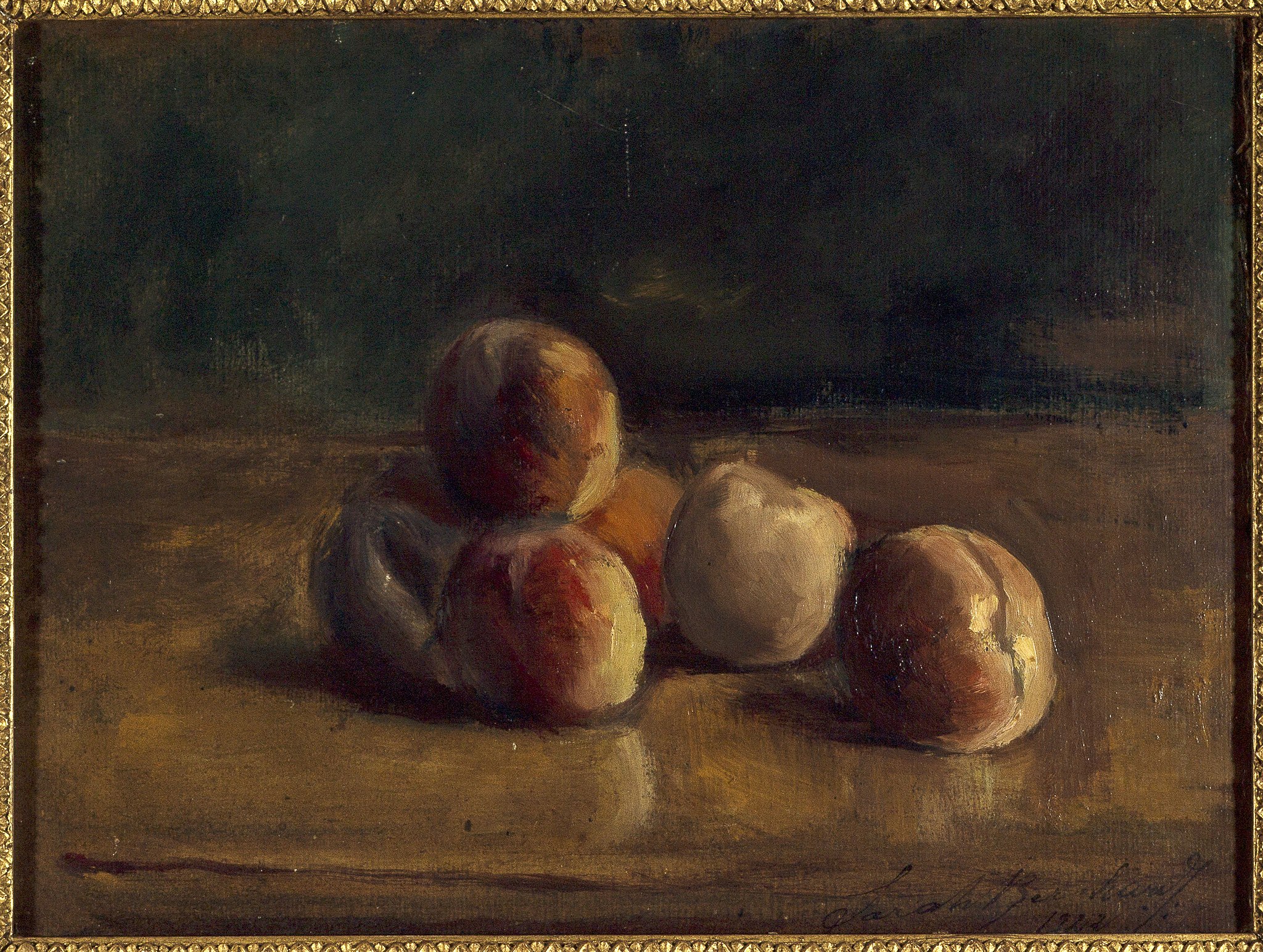 Nature morte aux pêches